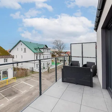 Eleganckie Blisko Plazy W Niechorzu Z Klimatyzacja W Salonie I Parkingiem By Renters