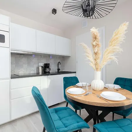 Eleganckie Blisko Plazy W Niechorzu Z Klimatyzacja W Salonie I Parkingiem By Renters 아파트 니에초르체