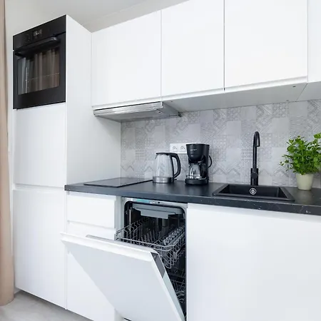 Eleganckie Blisko Plazy W Niechorzu Z Klimatyzacja W Salonie I Parkingiem By Renters 아파트