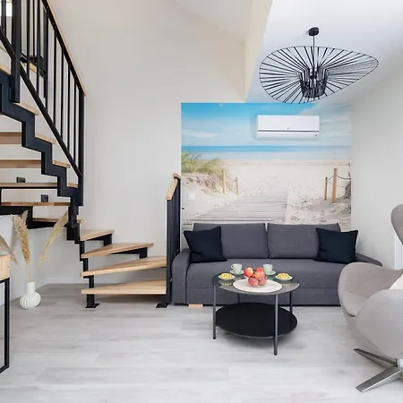 아파트 Eleganckie Blisko Plazy W Niechorzu Z Klimatyzacja W Salonie I Parkingiem By Renters *