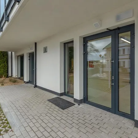 Eleganckie Blisko Plazy W Niechorzu Z Klimatyzacja W Salonie I Parkingiem By Renters 아파트 니에초르체