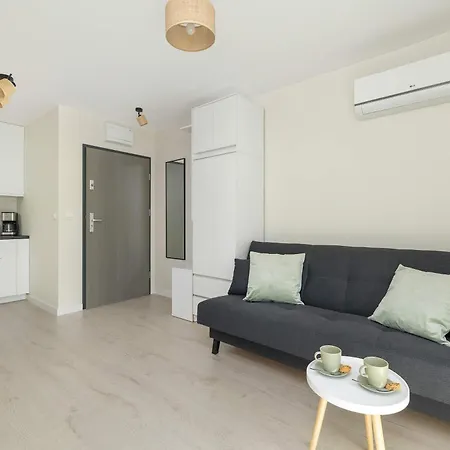 아파트 Eleganckie Blisko Plazy W Niechorzu Z Klimatyzacja W Salonie I Parkingiem By Renters